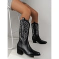 thumbnail image 1 of Women's Fashionable Western Boots For Outdoor Activities In Autumn And Winter, 1 of 4