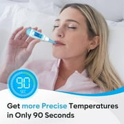 Easy@Home Digital Basal Thermometer for Women’s Fertility and Ovulation Tracking, Includes Battery and Storage Case, Adult