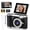 black, variant on Ourlife 4K Digital Camera,Autofocus 48MP 1080P HD Video Selfie Camera with 180° Flip Screen,Kids Digital Camera 8X Zoom Anti Shake Compact Cameras for Photography,32GB Card
