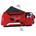 thumbnail image 2 of Apple iPhone 12 PRO MAX /6.7" Ring Stand Hybrid Rugged Heavy Duty Armor 2 layers with Car Air Vent Grip Rotation Ring Holder fit Magnetic Car Mount [Red] Phone Cover Fit iPhone 12 Pro Max, 2 of 6