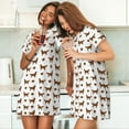 thumbnail image 4 of Naloa Labrador Retriever Dog Print Women Nightgowns,Womens Loungewear,Short Sleeve Sleepwear,Comfy Ladies Nightdress, 4 of 6