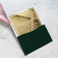 thumbnail image 4 of Tarjeta de invitación de boda acrílica, espejo dorado personalizado, con sobre de terciopelo impreso, tarjetas de felicitación elegantes para cumpleaños, 100 piezas, 4 of 4