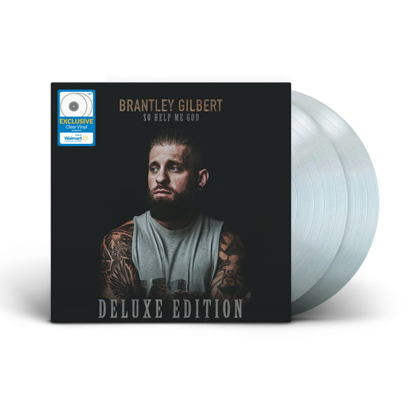 Brantley Gilbert - So Help Me God (Walmart Exclusive Clear Vinyl 2LP) - Country - Vinyl LP (Big Machine/Valory)