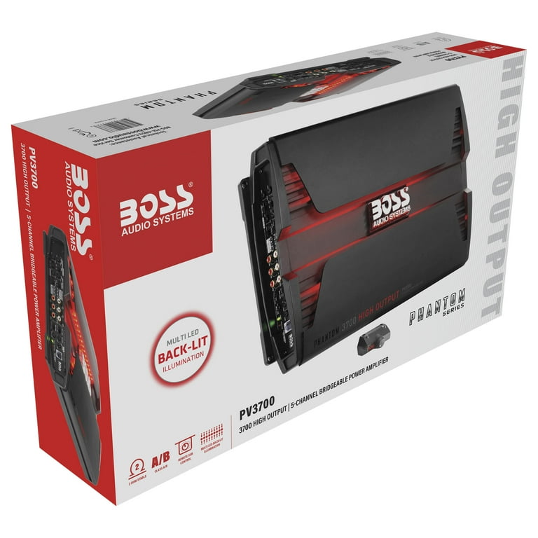 BOSS Audio PV3700 Phantom Series 5 Channel Car Amplifier
