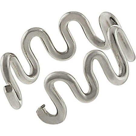 Brinley Co. Sterling Silver Wave Ear Cuff Earrings
