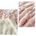 thumbnail image 6 of AYktou Throw Blankets 40×60 Inch, Thickened Dense Weaving Chrysanthemum Taffeta Blanket, Soft Lamb Nap Blanket Winter Cushion Covers Bed Quilt Throw for Sofa Couch Office Bedroom Decor, Pink, 6 of 7