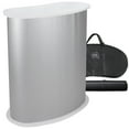 thumbnail image 1 of InstaHibit Portable Trade Show Podium Table Display Exhibition Counter Stand w/ White Top Carrying Bag, 1 of 10