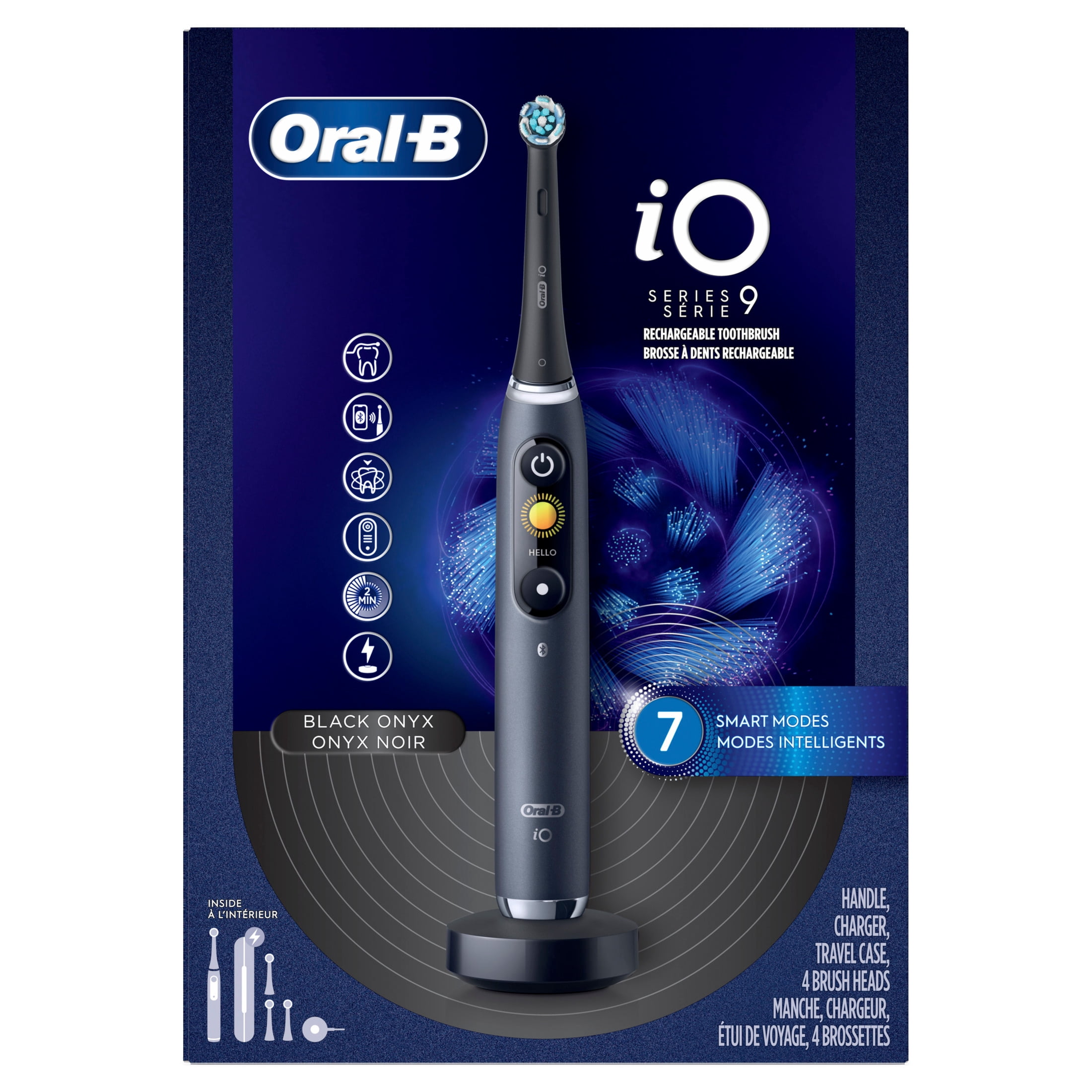 Oral-B Toothbrush, iO Series 9 Electric Toothbrush with 4 Brush