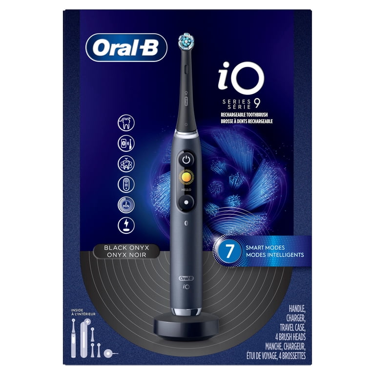 Oral-B iO 9 Electric Toothbrush with AI Tracking & 4 Brush Heads