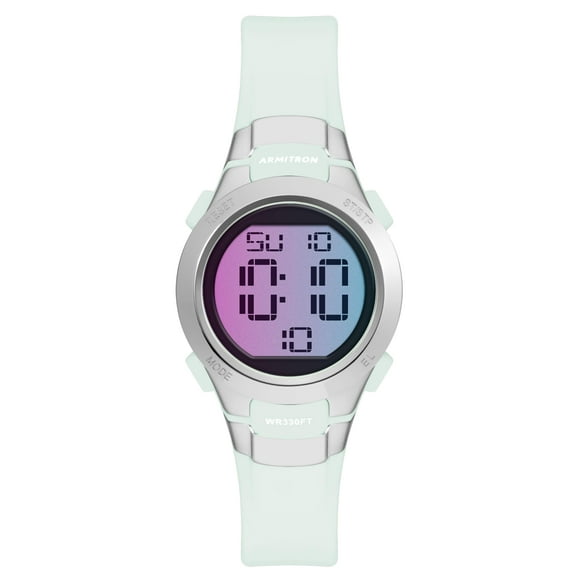 Armitron Sport Reloj Cronógrafo Digital Para Mujer Con Correa De Resina 45/7012