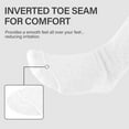 thumbnail image 7 of NOVAYARD 3 Pairs Non Slip Hospital Socks Wide Crew Edema Bariatric Socks, 7 of 7