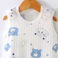 thumbnail image 4 of Avtoify Toddler Rompers, Toddler Sleeveless Romper Print Jumpsuit with Snap Closure, 4 of 5