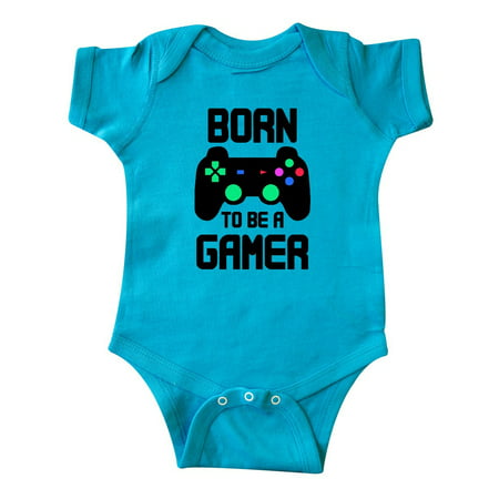 Born to be a Gamer with Controller Infant Creeper