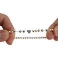 thumbnail image 7 of Pavilion Gift Company - Dad - Silver Plated - Beaded Stretch Bracelet, 7 of 7