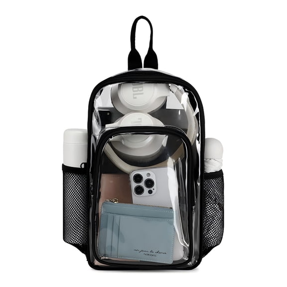 YeewayVeh Clear Bag for Stadium Events, Approved Clear Purses for Men Women Crossbody Transparent Stadium Bags for Concert Sport