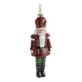 thumbnail image 3 of Kuntesetty Christmas Decoration Soldier Figure Fall Bedroom Nutcracker Hanging Ornament Dark Red Green Pants, 3 of 9