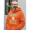 thumbnail image 2 of Old Man With A Corgi Hoodie Men -Image by Shutterstock, Male Small, 2 of 4