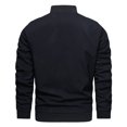 thumbnail image 3 of Vedolay Mens Jackets Trendy Open Front Cardigan Dressy Blazer Jacket Jacket Black,2XL, 3 of 4
