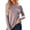 Purple, variant on DOKOTOO Sweaters for Women Hollow Out Long Sleeves Soft Knit Crewneck Winter Sweater