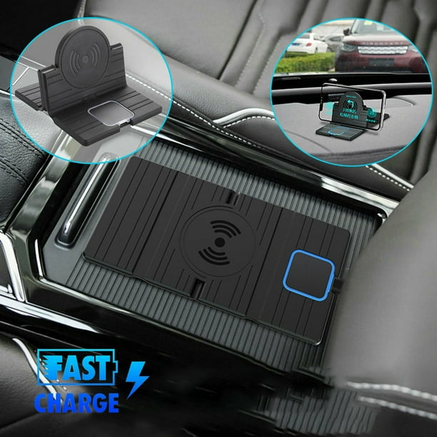 QI Wireless Car Phone Charger Charging Pad Mat for iPhone Samsung ...