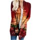 thumbnail image 2 of Cárdigan de manga larga suelto de otoño e invierno para mujer, abrigo con estampado navideño Fridja  po3851, 2 of 9