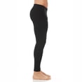 thumbnail image 3 of Woolverino - Men's Merino Wool Midweight Flyless Running Tights - Base layer Bottoms - Black - Small, 3 of 5