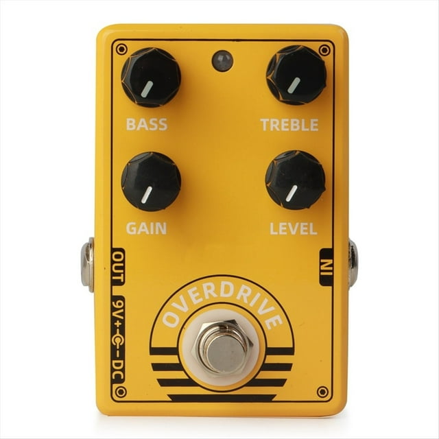 Pedal de Efectos de Guitarra Eléctrica D-8 Overdrive con Bypass Real. Pedal Extremadamente Versátil. Accesorios para Guitarra.