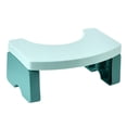 thumbnail image 1 of Minkissy Stepping Stool for Adults Bathroom Foot Stool Green 1Pcs Anti Slip Bottom Support for Feet, 1 of 8