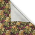 thumbnail image 5 of Ambesonne Ethnic Grommet Curtain, Bohemian Oriental Herb, 50" x 96", Olive Green Purple Pink, 5 of 6