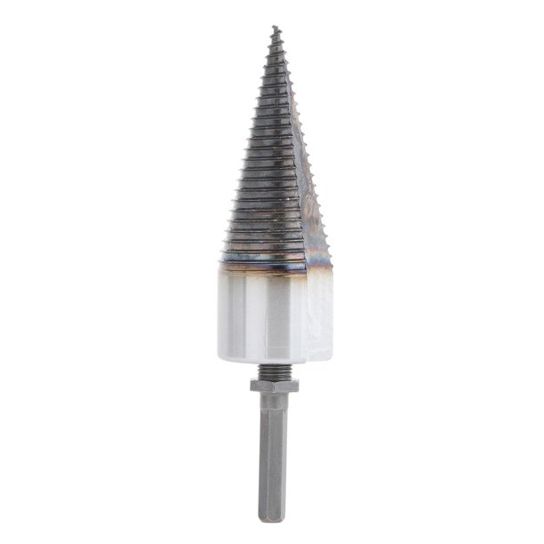 Broca para partidor de troncos Herramientas de carpintería escariador rompedor de troncos de vástago hexagonal