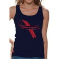 thumbnail image 1 of Awkward Styles Autism Awareness Red Ribbon Support Unique Graphic Tank Tops, 1 of 4