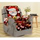 thumbnail image 1 of Funda de sofá de dibujos animados de Papá Noel con alce, protector de sofá de estilo navideño, funda antideslizante para silla, funda para muebles, funda elástica para sofá para sala de estar, color rojo (individual) Rojo Verde RV011031-01549SDJ, 1 of 5
