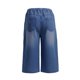 thumbnail image 3 of Capris de Mezclilla para Niños, Shorts de Mezclilla para Niños y Niñas con Cintura Elástica, Tipo Pull on, Pierna Recta, Largo Recortado, con Bolsillos, Azul 12-13 Años, 3 of 8