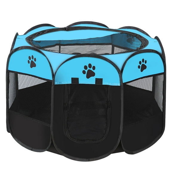 Cheapark Octagonal Pet Fence Foldable Tent Scratch Resistant Dog Cage Delivery Room For Dogs Cats Indoor Outdoor Use