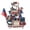 C004- D, variant on Patriotic Decorations, 4Th of July Decorations, Tiered Serving Tray, Table Decorations, God Bless Banner, Blessed Signs for Home Decor, 4Th of July Table Runner, Red Blue White,