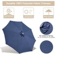 thumbnail image 4 of Yescom 10ft Solar LED Patio Umbrella 8 Ribs Outdoor Market Yard Tilt with Crank, 4 of 11