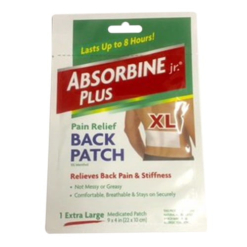 Absorbine Jr. Medicated Patch Pain Relief Back Patch, 1 ea