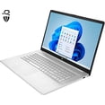 thumbnail image 2 of HP Latest 17.3" HD Laptop, 11th Generation Intel(r) Core(tm) i3-1115G4, 8GB DDR4 RAM, 256GB SSD+1TB HDD,WiFi, Bluetooth, Webcam,Natural Silver,Windows 10 Home, 2 of 5