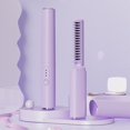 thumbnail image 2 of Personal Care Multifunctional Hairstyle Brush USB Rechargeable Curling Iron, 2 of 9
