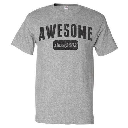 17th Birthday Gift T shirt 17 Years Old Present 2002 Awesome Tee (Best 17th Birthday Gifts)