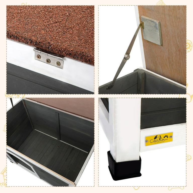 Coziwow 7'x 3'x 6' Outdoor Dog Kennel Pet Playpen Enclosure with