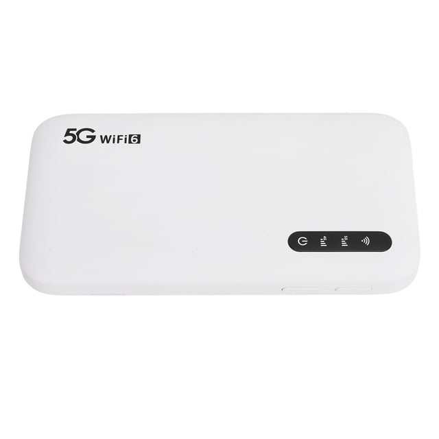 Viaje 5G WiFi 6 Hotspot Móvil Soporte De Alta Velocidad 16 Dispositivos 6100mAh Enrutador De Punto De Acceso WiFi Portátil Con Ranura Para Tarjeta SIM Para Teléfono Tableta