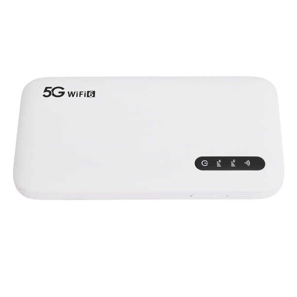 Viaje 5G WiFi 6 Hotspot Móvil Soporte De Alta Velocidad 16 Dispositivos 6100mAh Enrutador De Punto De Acceso WiFi Portátil Con Ranura Para Tarjeta SIM Para Teléfono Tableta