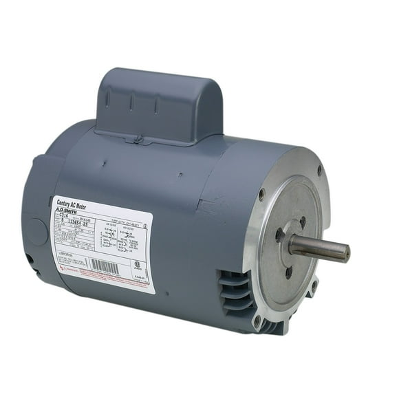 A.O. Smith C315 1/2 HP, 1725 RPM, 115/208-230 Volts, 56C Frame, ODP Enclosure, Ball Bearing Capacitor Start Motor