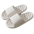 thumbnail image 3 of Lenago House Slippers for Women Shower Shoes Sandals with Drain Holes Waterproof Quick Dry Bathing Slippers Bathroom House Shoes Beach Sandals, 3 of 5
