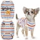 thumbnail image 1 of Camisas para perros Ropa Camisetas a rayas para perros pequeños Gatos, trajes transpirables para cachorros (rojo)XL, 1 of 5