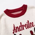 thumbnail image 3 of Gibobby Suéter de Punto Navideño Suéter de punto de de animados vintage para mujer con cuello redondo retro navideño(Rojo,XG), 3 of 3