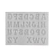 thumbnail image 1 of Naiovety Moldes de fondant A-Z Letras en inglés Molde en relieve Herramientas de decoración de pasteles Fundición de dulces Die Celebration Capital / Cocina y Comedor Capital/Gris Claro Naiovety HA062186-02B, 1 of 6