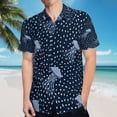 thumbnail image 5 of High Quality Hawaiian Shirts for Men Short Sleeve Aloha Beach Shirt Floral Summer Casual Button Down Shirts Blouses H8AKMQ, 5 of 7