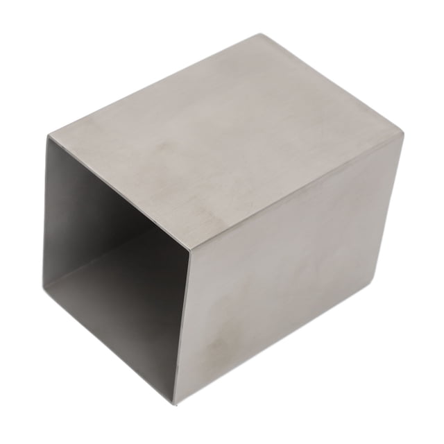 Stainless Steel Pencil Cup, Rectangular Holder With Thicken Bottom, Multifunctional Use For Office School Dorm, Simple And Stylish Design